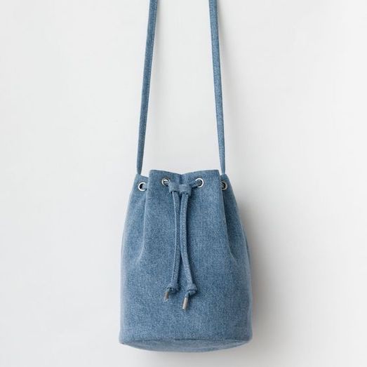 Sac seau en jean