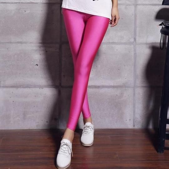 Legging rose fluo