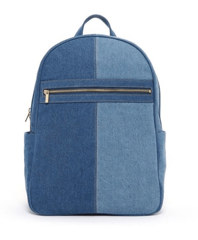 Sac à dos avec 2 couleurs de jeans