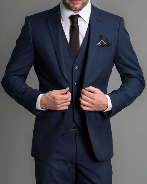 Costume homme bleu marine