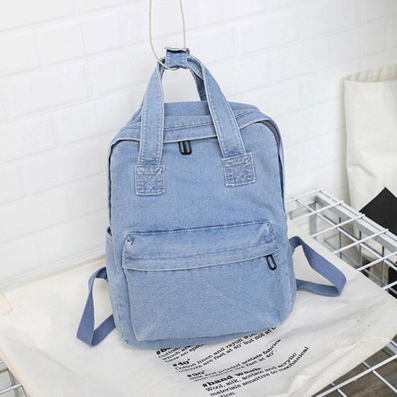 Sac à dos en jean recyclé