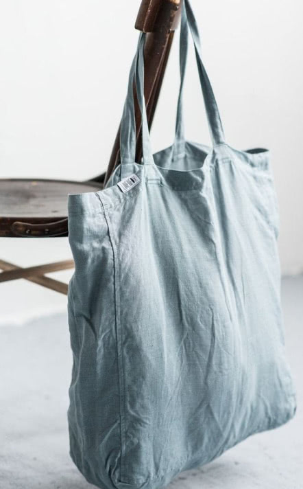 Tote bag bleu