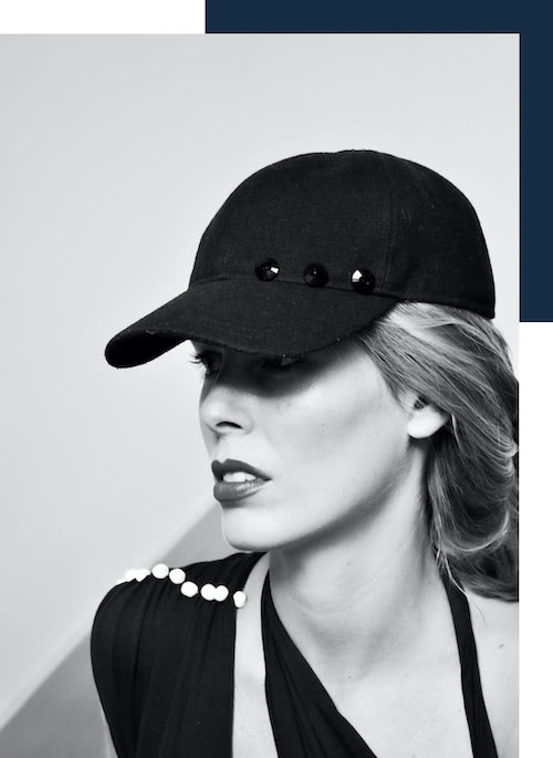 Casquette Swarovski® et Tilli