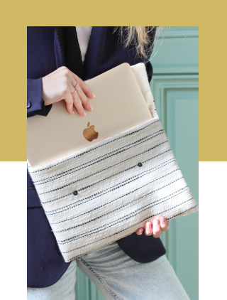 Pochette d’ordinateur Balzac x Tilli